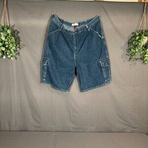 🛹Extra Baggy Y2K Mens Cargo Jean Shorts, 40W🛹 SOLD